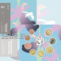 San Marino Euro set BU + 5 euro Zilveren munt 2025
