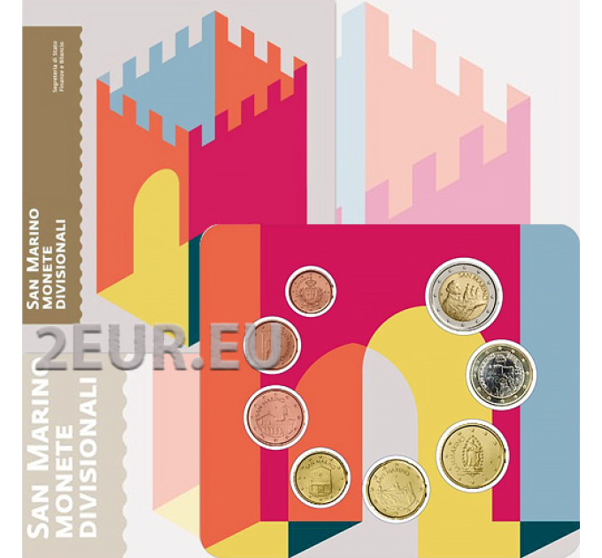 San Marino Euro set BU 2023