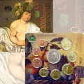 San Marino Euro set BU + 5 euro Zilveren munt 2010