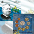 San Marino Euro set BU + 5 euro Zilveren munt 2012