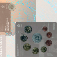 San Marino Euro set BU + 5 euro Zilveren munt 2015