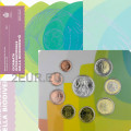 San Marino Euro set BU + 5 euro Zilveren munt 2021