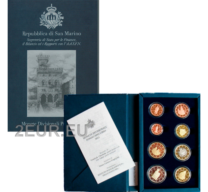 San Marino 2011 - Euro set proof
