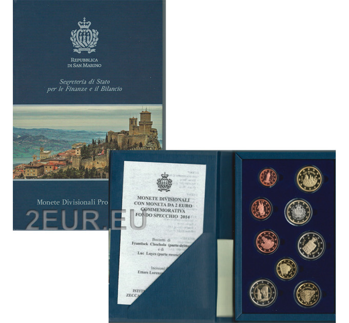 San Marino 2014 - Euro set proof