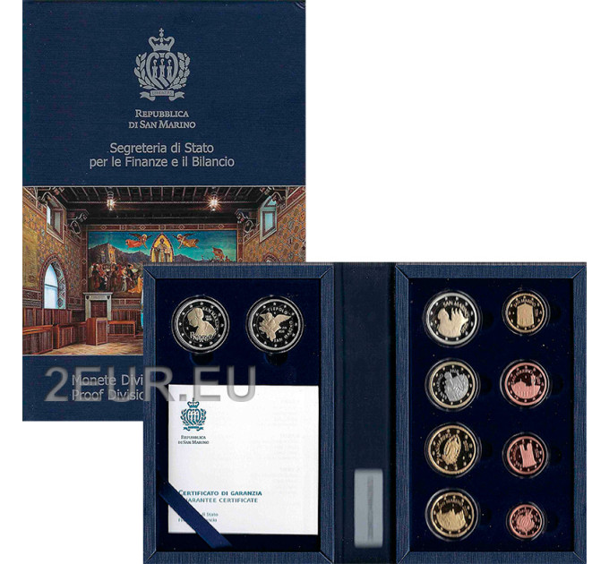 San Marino 2020 - Euro set proof