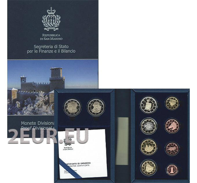 San Marino 2016 - Euro set proof