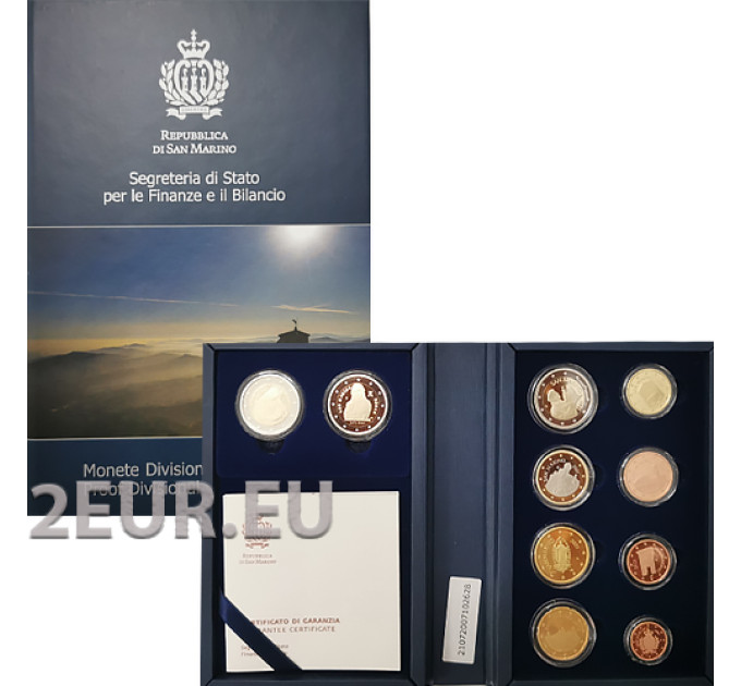 San Marino 2021 - Euro set proof