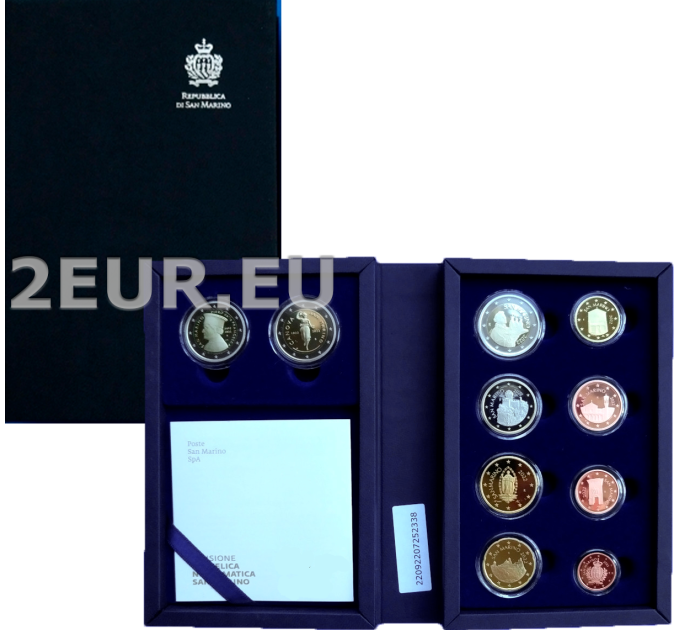 San Marino 2022 - Euro set proof