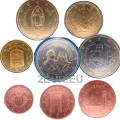 San Marino Euromuntenset UNC MIX 2017 - 2020
