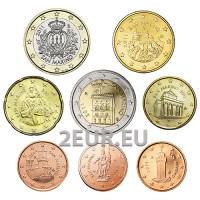 San Marino Euromuntenset UNC 2011