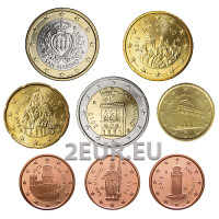San Marino Euromuntenset UNC 2013