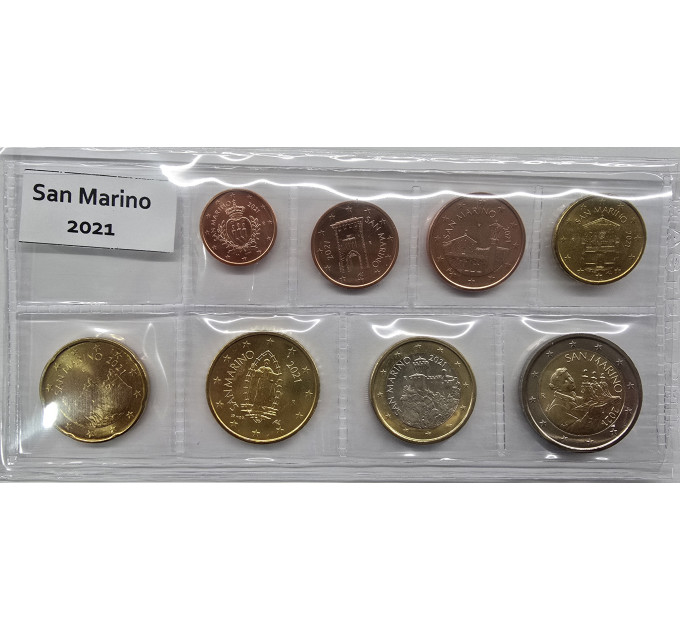 San Marino Euromuntenset UNC 2021