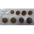 San Marino Euromuntenset UNC 2022