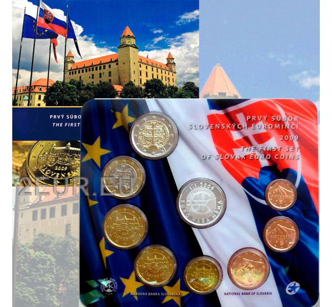 Slovakia Euromuntenset BU 2009