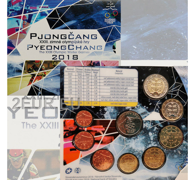 Slovakia Euromuntenset BU 2018 - XXIII Olympische Winterspelen in Pyeongchang