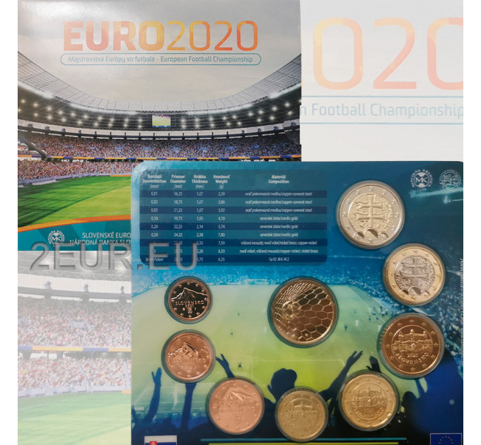 Slovakia Euromuntenset BU 2021 - UEFA Europees kampioenschap - Euro 2020