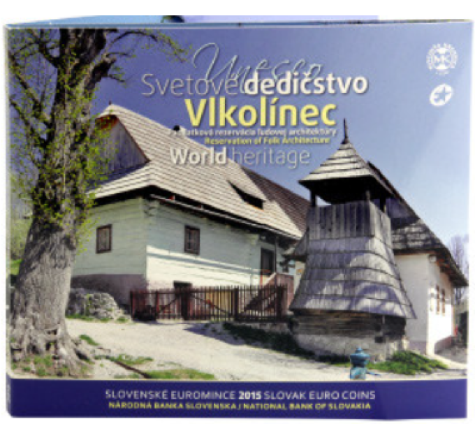Slovakia Euromuntenset BU 2015 - UNESCO in Slowakije - Vlkolínec
