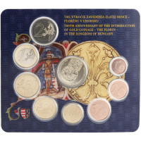 Slovakia Euromuntenset BU 2025 - 700e verjaardag van de introductie van de gouden munt - de Florin