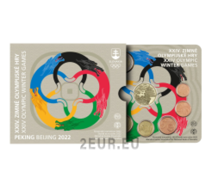 Slovakia Euromuntenset BU 2022 - Olympische Winterspelen - Peking 2022