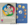 Slovakia Euro set  proof 2022 - Olympische Winterspelen - Peking 2022