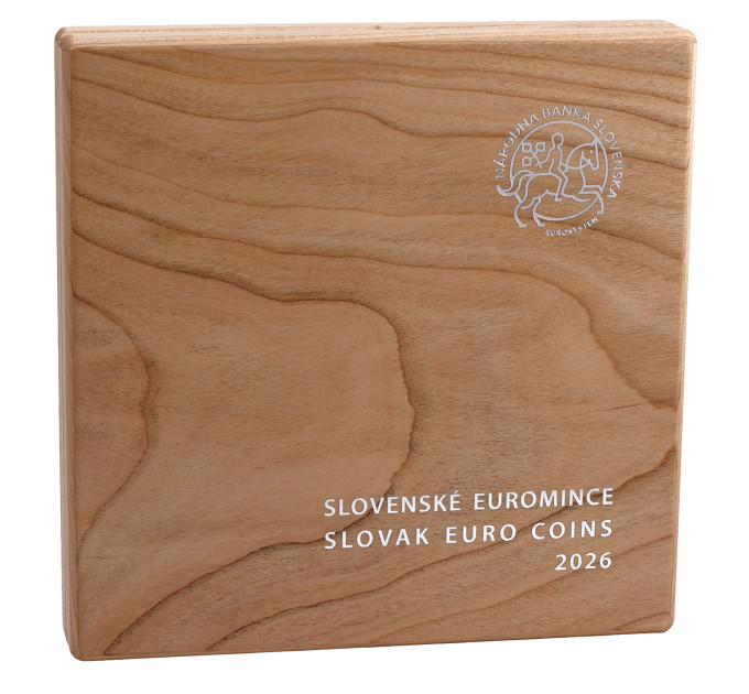 Slovakia Euro set  proof 2026 - Olympische Winterspelen, Milaan - Cortina