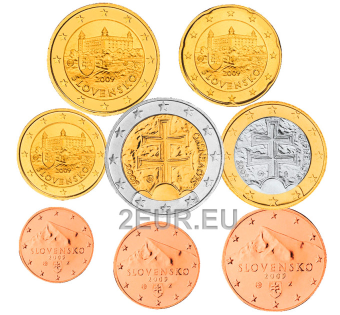 Slovakia Euroset UNC 2009
