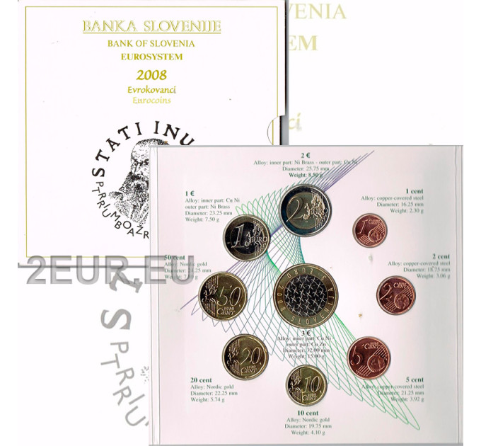 Slovenië Euro set BU 2008