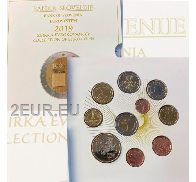 Slovenië Euro set BU 2019