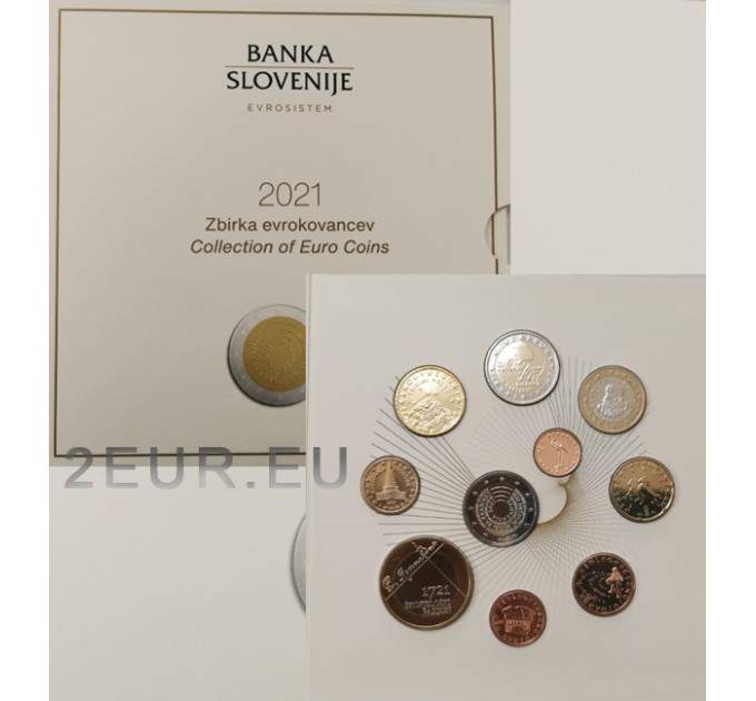 Slovenië Euro set BU 2021