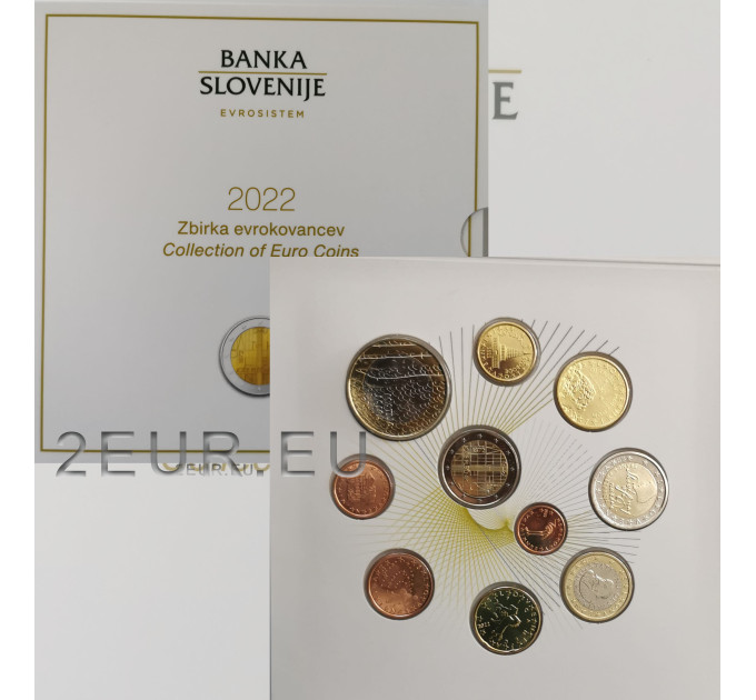 Slovenië Euro set BU 2022