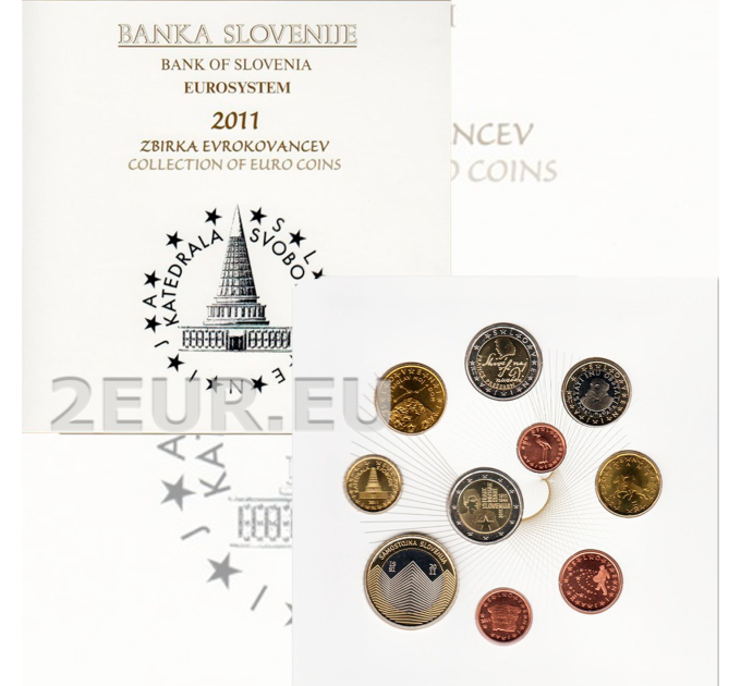 Slovenië Euro set BU 2011