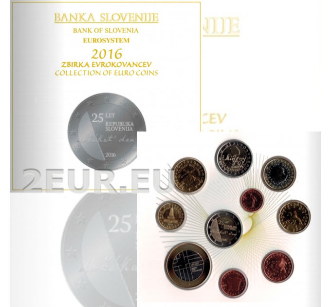 Slovenië Euro set BU 2016