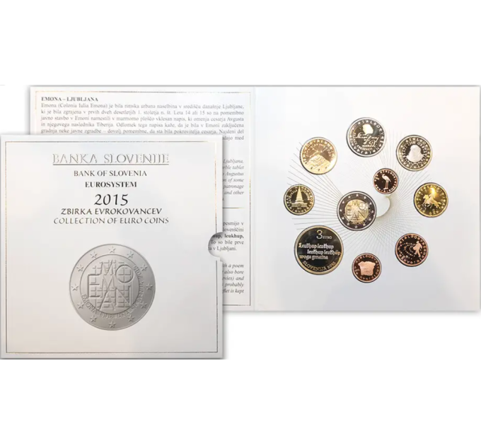 Slovenië Euro set BU 2015