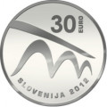 Slovenië 30 euro zilver proof 2012 - Culturele Hoofdstad van Europa - Maribor
