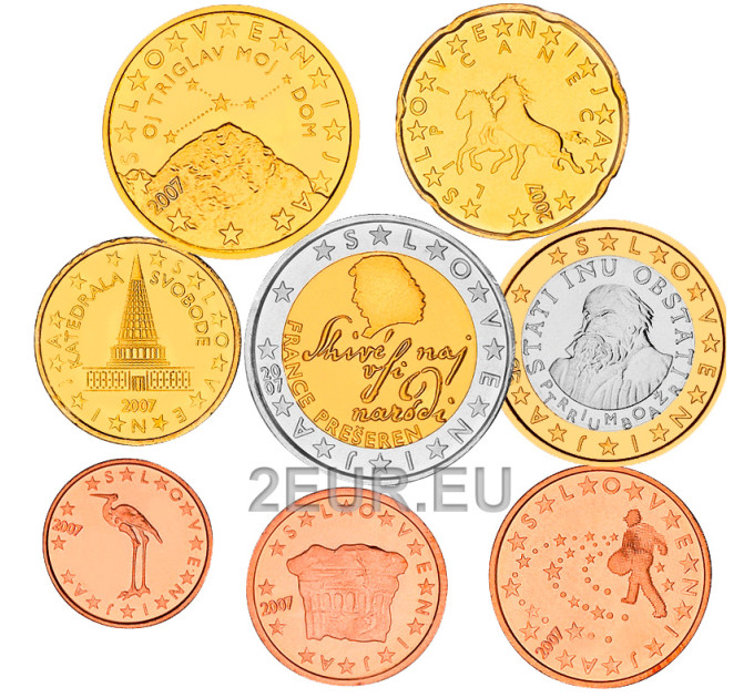 Slovenië Euro set UNC 2008 