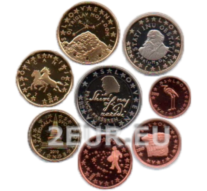 Slovenië Euro set UNC 2010