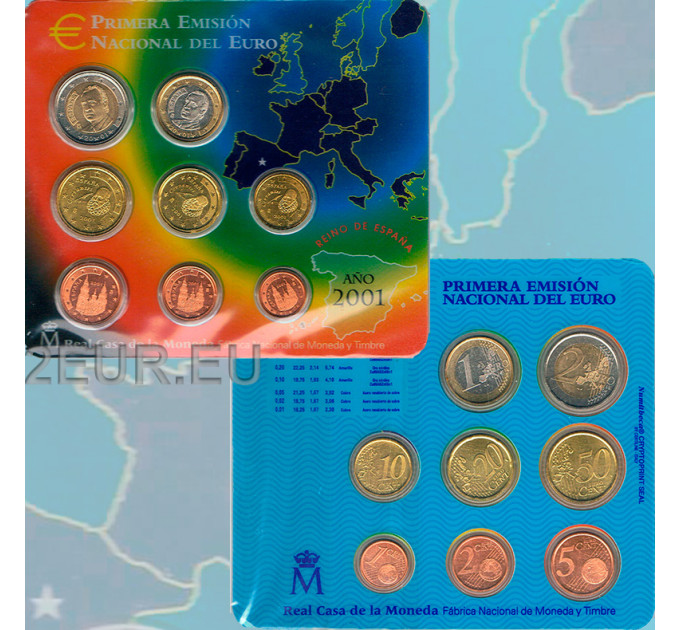 Spanje Euroset BU 2001