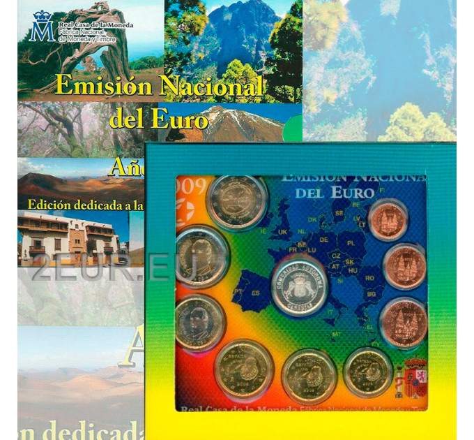 Spanje Euroset BU 2009 - Canarische eilanden