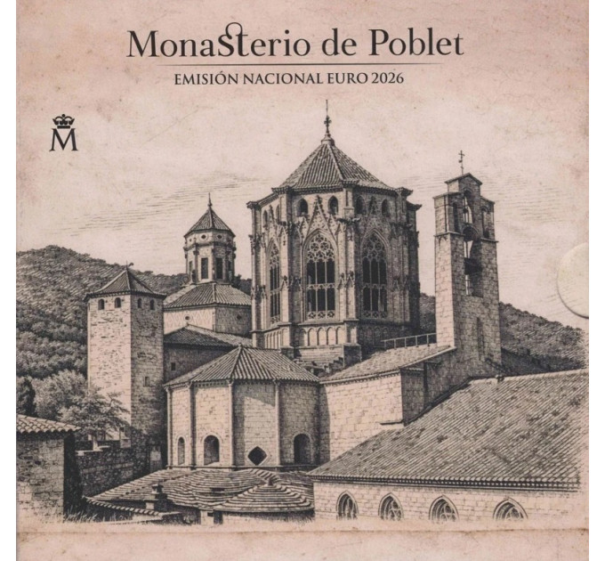 Spanje Euroset BU 2026 - UNESCO werelderfgoed - Klooster Poblet