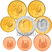 Spanje Euroset UNC 1999