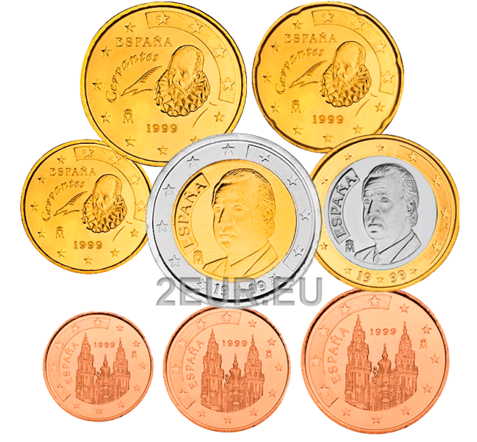 Spanje Euroset UNC 1999
