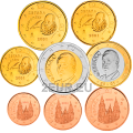 Spanje Euroset UNC 2001