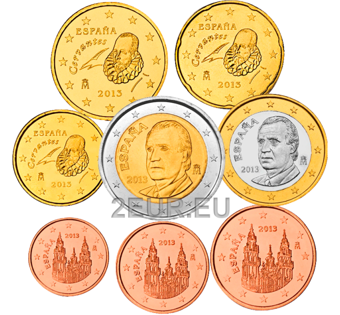Spanje Euroset UNC 2013