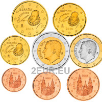 Spanje Euroset UNC 2015