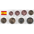 Spanje Euroset UNC 2018