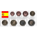 Spanje Euroset UNC 2019