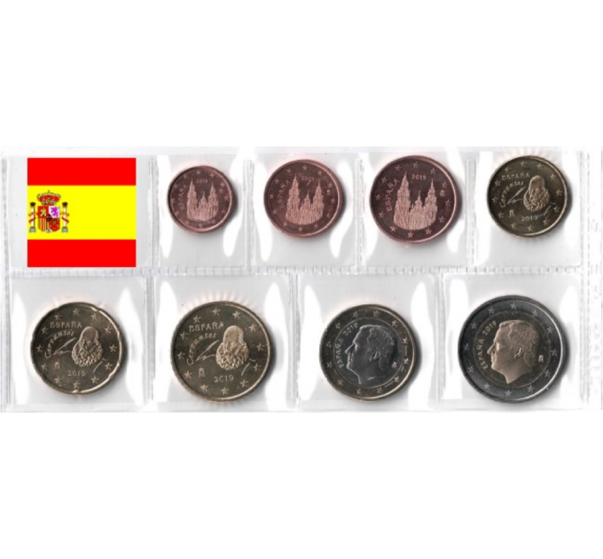 Spanje Euroset UNC 2019