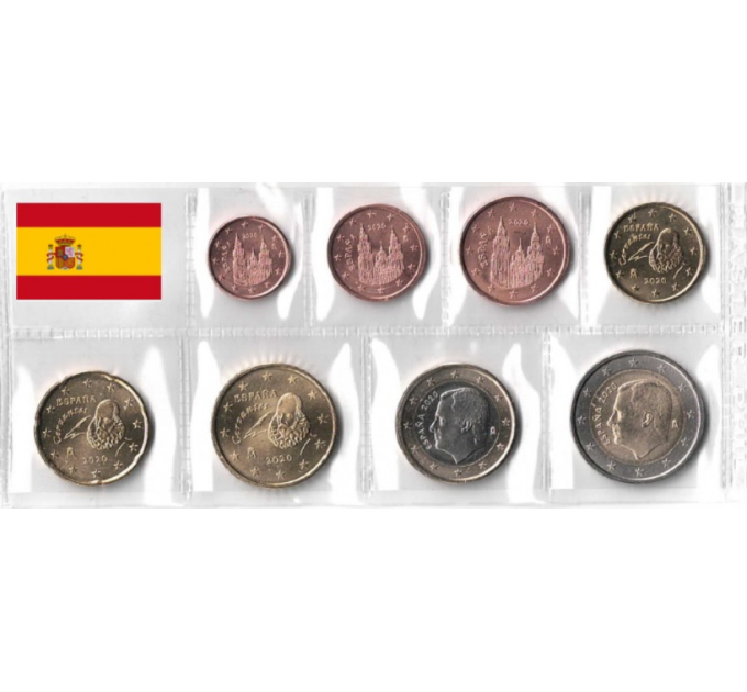 Spanje Euroset UNC 2020
