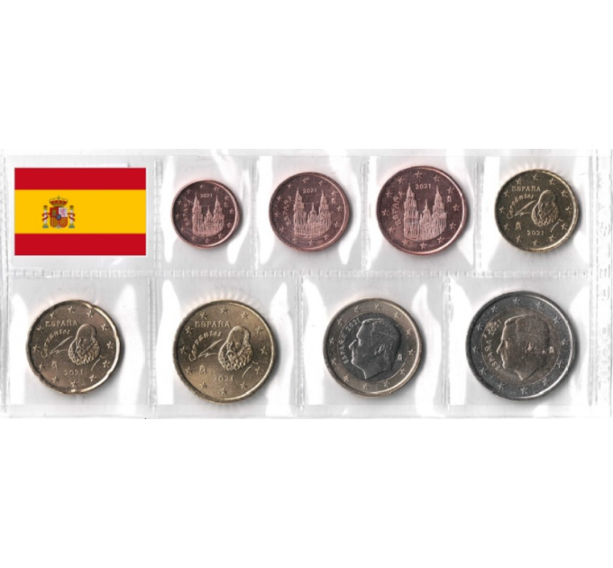 Spanje Euroset UNC 2021