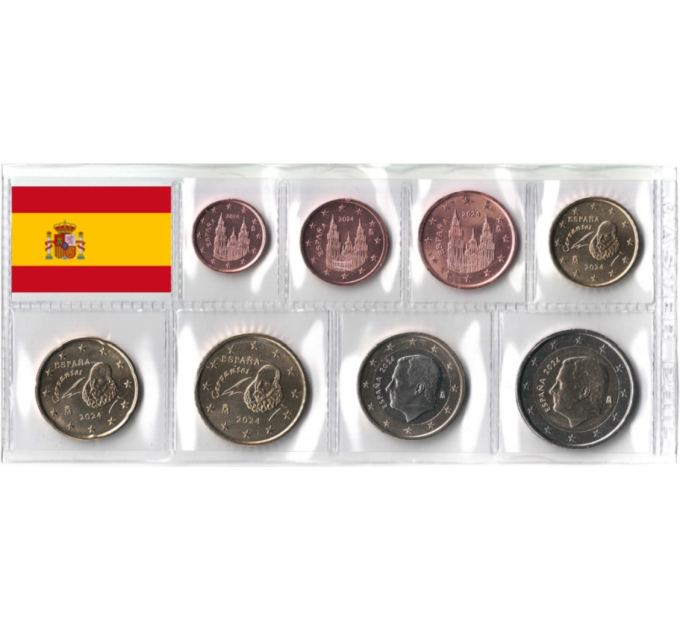 Spanje Euroset UNC 2024